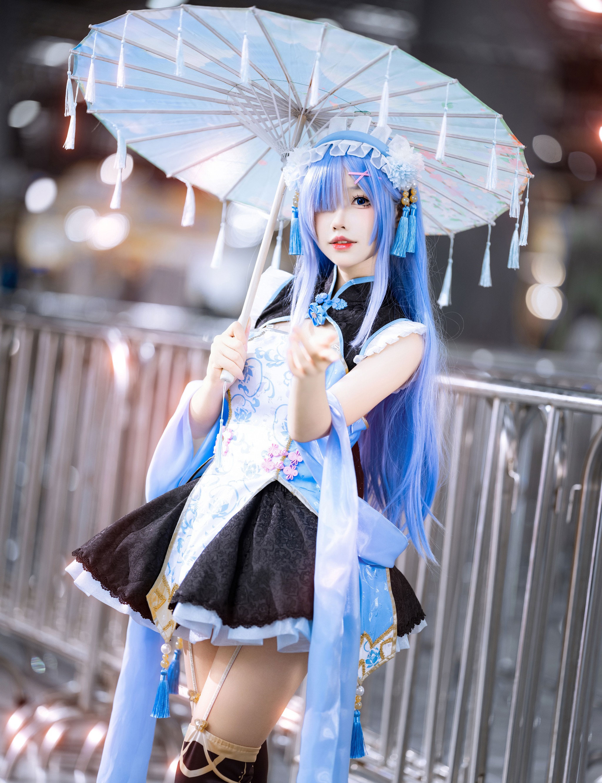 图片[1]-猫君君 – NO.029 _MaoJun 蕾姆 [14P]-XikXak